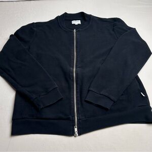 Peter Werth London Navy Blue knit style Zip-Up Jacket